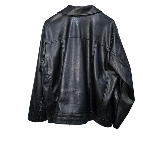 Torrid Faux Leather Relaxed Moto Jacket - Picture 3 of 8